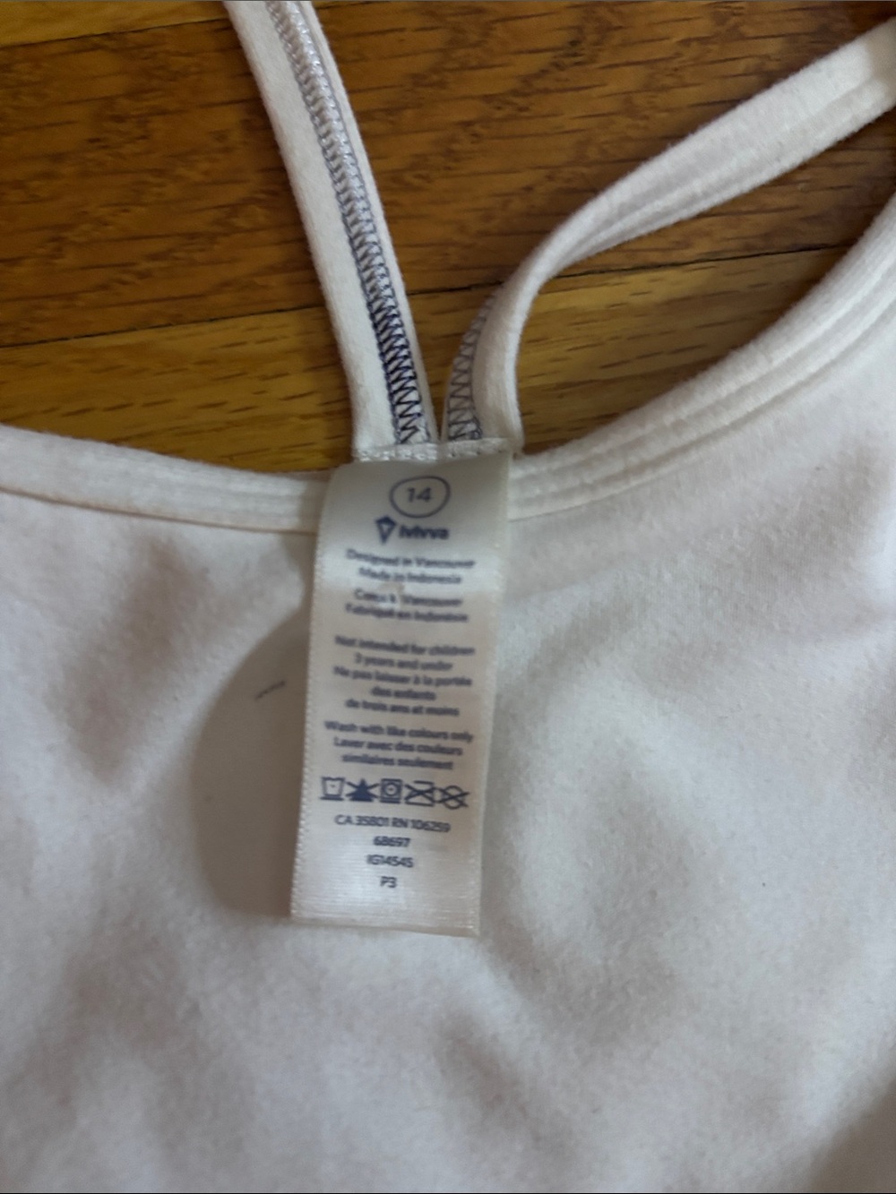 Ivivva White Double-Strap Camisole Tank - Picture 5 of 6
